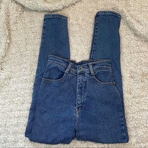 VINTAGE Jamescat Blue High Waisted Denim Jeans 26